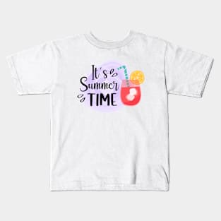 It's Summer Time Kids T-Shirt